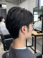 フイ 代々木(Hui)&nbsp;メンズ/アップバング/ツーブロックマッシュ/束感ショート/波巻き