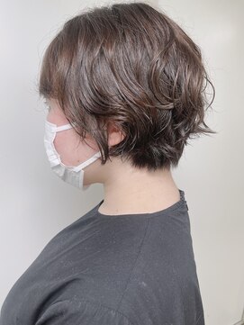 モリオフロムロンドン 原宿本店(morio from London) 【morio原宿】ゆるふわショートパーマ　緩めパーマ　宮本