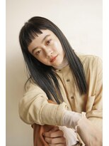 トリッカ 銀座(tricca)&nbsp;20代30代40代ショートバング暗髪ロング髪質改善