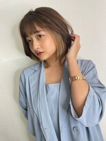 クプア 柏(kupua)&nbsp;エアリーロング/切りっぱなしボブ/ピンクブラウン/美髪[柏駅]