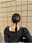 大人可愛い韓国風ヘアアレンジ