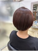 20代30代40代髪質改善カラーショコラブラウン艶感ボブヘアー