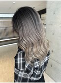 ★ミディアムヘア暗めカラーグランマッシュデザインカラー艶髪★