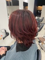 クララ バイ マニスオブヘアー(CLALA by Manis of hair) 髪質改善/チェリーレッド/ミディアムレイヤー