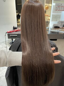 ウィリートーキョー 渋谷(WELLY TOKYO) 【ブリーチなしダブルカラー】ミルクティーベージュ/ブラウン