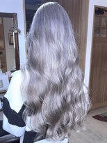 ブレイズヘアー(BLAZEhair) 【超透明感】ホワイトグレージュ×ブリーチ2回