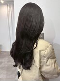 ダークカラーアッシュブラウン＊ブリーチなし寒色カラー/明大前