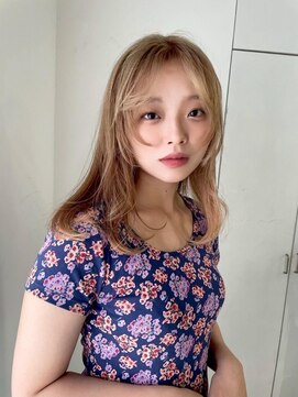 ムーン バイ ケンジ(moon by KENJE) 【daichi】ミルクティーベージュ/ケアブリーチ