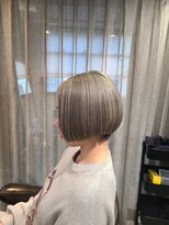 アニュー ヘア アンド ケア(a New hair&care)&nbsp;30代40代艶髪◎ブリーチカラー×大人ボブ