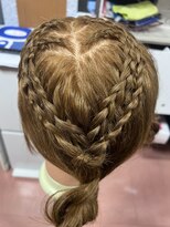 花璃美庵&nbsp;ハート編み込み