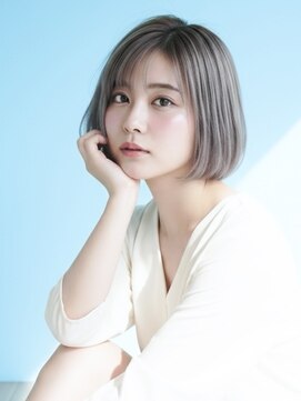 イルミナムーンライトの艶ナチュラルボブ