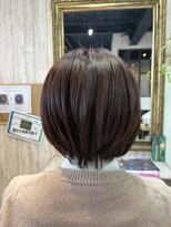 ネクサス ロット 八千代台店(NEXUS-Lot)&nbsp;髪質改善カラー◆極上のツヤとまとまりを叶える大人ショートボブ