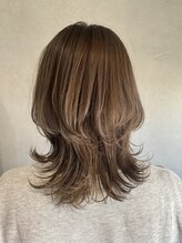 ザラメ(ZARAME)&nbsp;くびれレイヤー×透け感ベージュブラウン