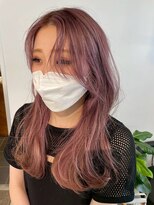  fit stand 千葉/ショートボブ/カット/パーマ/ダブルカラー/トリートメント/縮毛矯正&nbsp;イメチェン/ピンクベージュ/アンブレラカラー[千葉]