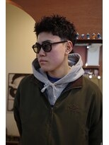 エディ(Edy)&nbsp;メンズスパイキーボックスショート刈り上げツイスパ眉毛カット