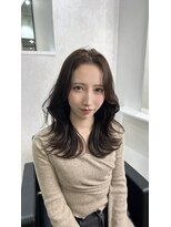 ミヨン 京都烏丸店(miyon) 【miyon】韓国レイヤーカット×暗髪カラー×髪質改善