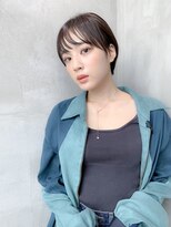 ケアリー 東浦和(Carelly) デザインカラー/レイヤーカット/ウェットヘア/オリーブベージュ
