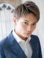 モッズヘアメン 札幌月寒店(mod's hair men) ホワイトブロンド学生ツーブロック束感メンズカットr札幌月寒