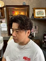 アールズ ヘア(R's hair)&nbsp;MEN’S HAIR/サーフカール/刈り上げセンターパート/印西