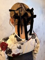 ヘアアレンジメント ボガスティーズ 溝の口店(Hair arrangement Vogusty's)&nbsp;リボンカチモリ/リボンアレンジ/袴/ブライダル