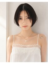 ドロップ(drop) 大人美人ショートボブ × 透け感シースルーバング