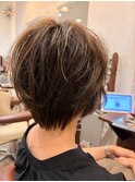 ふんわり柔らかショートボブ
