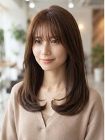 ハピネス 河原町店(Happiness)&nbsp;レイヤーカット　セミロング　京都河原町