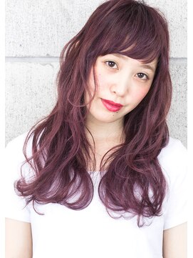 ヘアサロン ガリカ 表参道(hair salon Gallica) デザインカラー『 ラベンダーグレージュ 』外国人風 semi-long☆