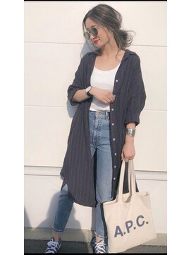 スリーピース 川越店(3piece) 髪を傷ませたくない方専用美容室のカラー！ナチュラルメッシュ！