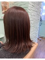 ラメール(MAISON LA MER)&nbsp;外ハネ×アプリコットブラウン