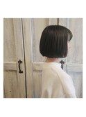 【定番！重めボブ】