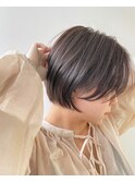 nude田中【ブリーチなし】髪が柔らかくみえるカラー×ショート