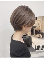 メモリーズ 銀座(Memories)&nbsp;ショートボブ/マロンベージュ/Aライン/かきあげ/前髪［銀座駅］