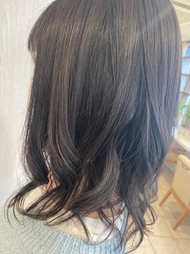 TJ天気予報 1mm江南店 透明感カラー×セミロング