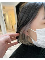 アクト 十条店(ACT)&nbsp;ホワイトベージュ/インナーカラーボブ