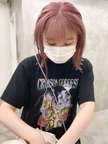 ソーコ 渋谷(SOCO)&nbsp;ハイトーンピンクブラウンベージュケアブリーチダブルカラー