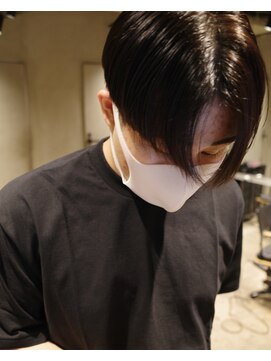 ビビト(bibito) bibito メンズセンターパートボブ