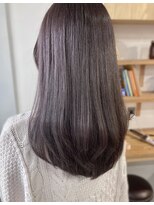 ロカ(roka)&nbsp;ラベンダーベージュ×ロングレイヤー　ラベンダーカラー