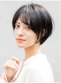 青山 表参道 ショートカット 30代40代 チョコレートブラウン