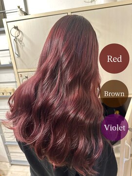 リリー 勝田台店(Lilly) 〈Lilly勝田台 佐藤愛〉A/W2023 ボルドーカラー