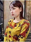魅力倍増カール シアーカラー ショート 姫カット ダークアッシュ