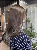 柔らかベージュ/ブリーチなしダブルカラー【戸田雅子】
