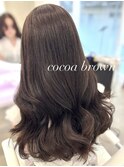 柔らかヘアココアブラウンココアベージュ*RINA