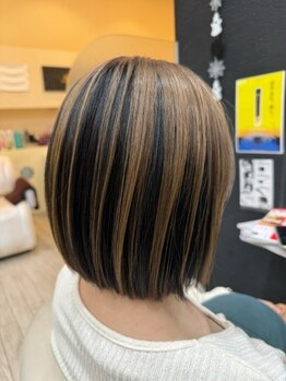 アール(Re)の写真/カラー技術の高さが自慢のサロン☆カラー剤にこだわり、髪に優しく、ツヤ感のある仕上がりを実現♪