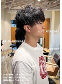緩め無造作シャドウパーマin大宮メンズカットパーマ美容室