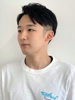 ラギッド 大野城店(RUGGED)&nbsp;ツーブロック　サイドパート　ナチュラルパーマ　ショート