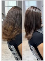 アメイズトーキョー 札幌大通(Amaz! tokyo)&nbsp;小顔ネビージュワンレン/縮毛矯正/髪質改善/ツヤ髪/くせ毛