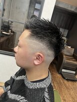 メンズ レオ 南森町店(men's LEO) ワイルドアップバングショート【フェードカット】