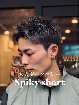 ザセカンドイーストサイドバーバーショップ(The Second EAST SIDE BARBER SHOP) 大人スパイキーショート