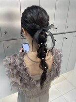アールプラス 新宿(ar+)&nbsp;【新宿駅/新宿三丁目/ヘアセット/編みおろし/結婚式ヘア】